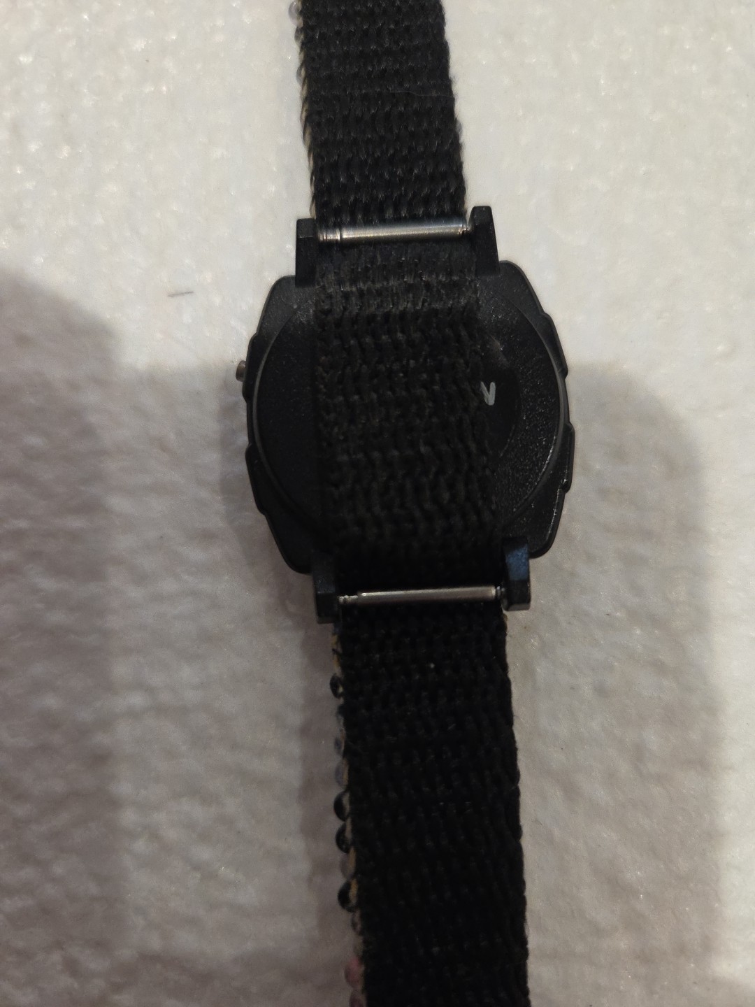 Vtg GOTCHA SURF Skate DIgital Watch 80s Orig Neon Pink/Purple Beaded Band