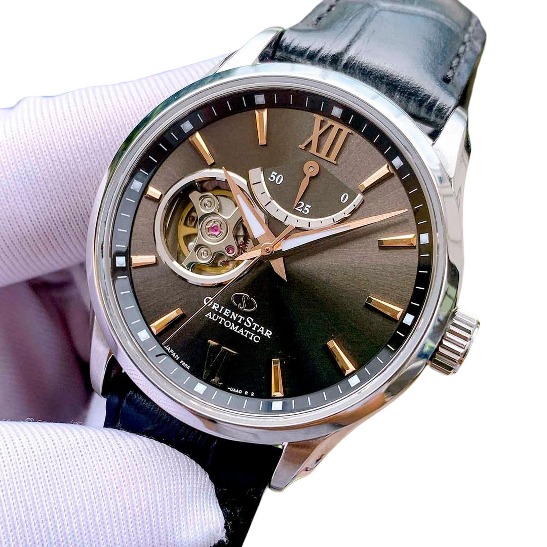 Orient Star Automatic Brown Dial RE-AT0007N Sapphire Crystal Men’s Watch