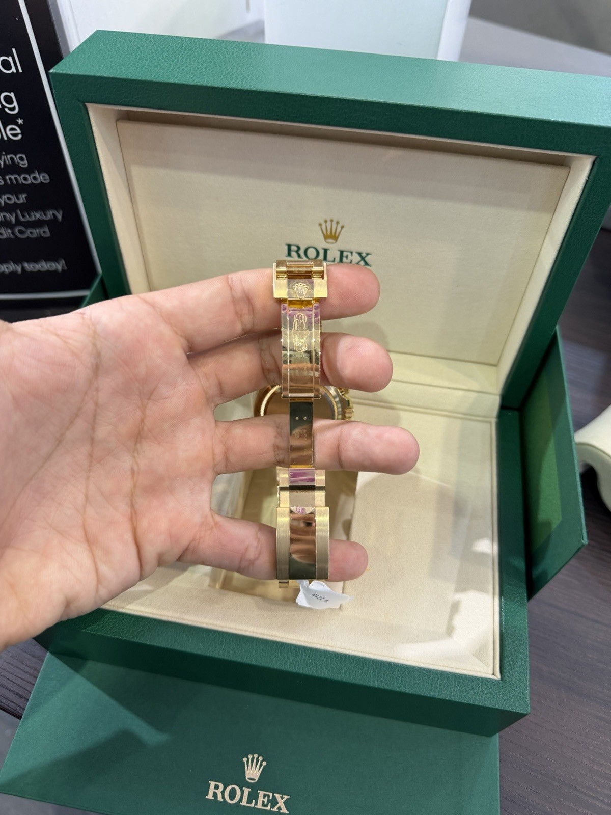 Rolex Daytona ‘John Mayer’ Green Dial Yellow Gold 126508 Unworn 2025 Full Set.