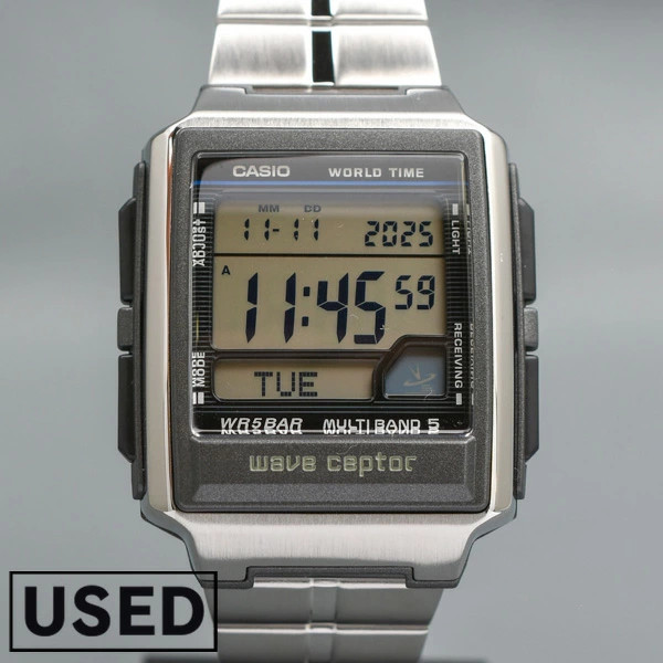 Used CASIO Wave Ceptor WAVECEPTOR WV 59RD 1AJF Men’s Watch
