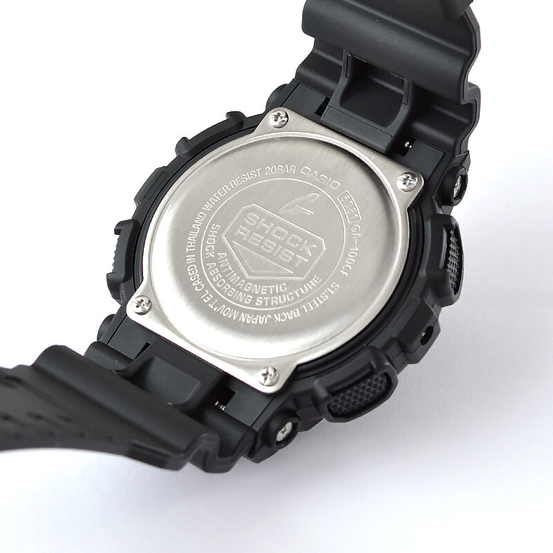 Casio G-Shock GA100CF1A9JF Quartz Camouflage Dial Black 51.2mm Watch