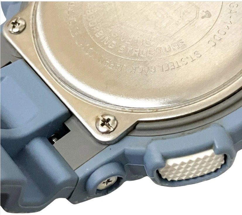 Casio G-Shock GA-110DC-2A7 Denim Color Blue Men’s Watch New Battery Works 5146