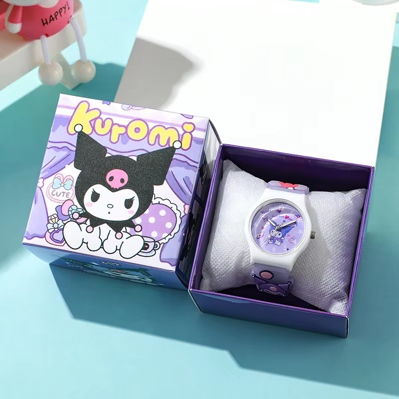 Girls Wrist watches with Anime Figures with Box