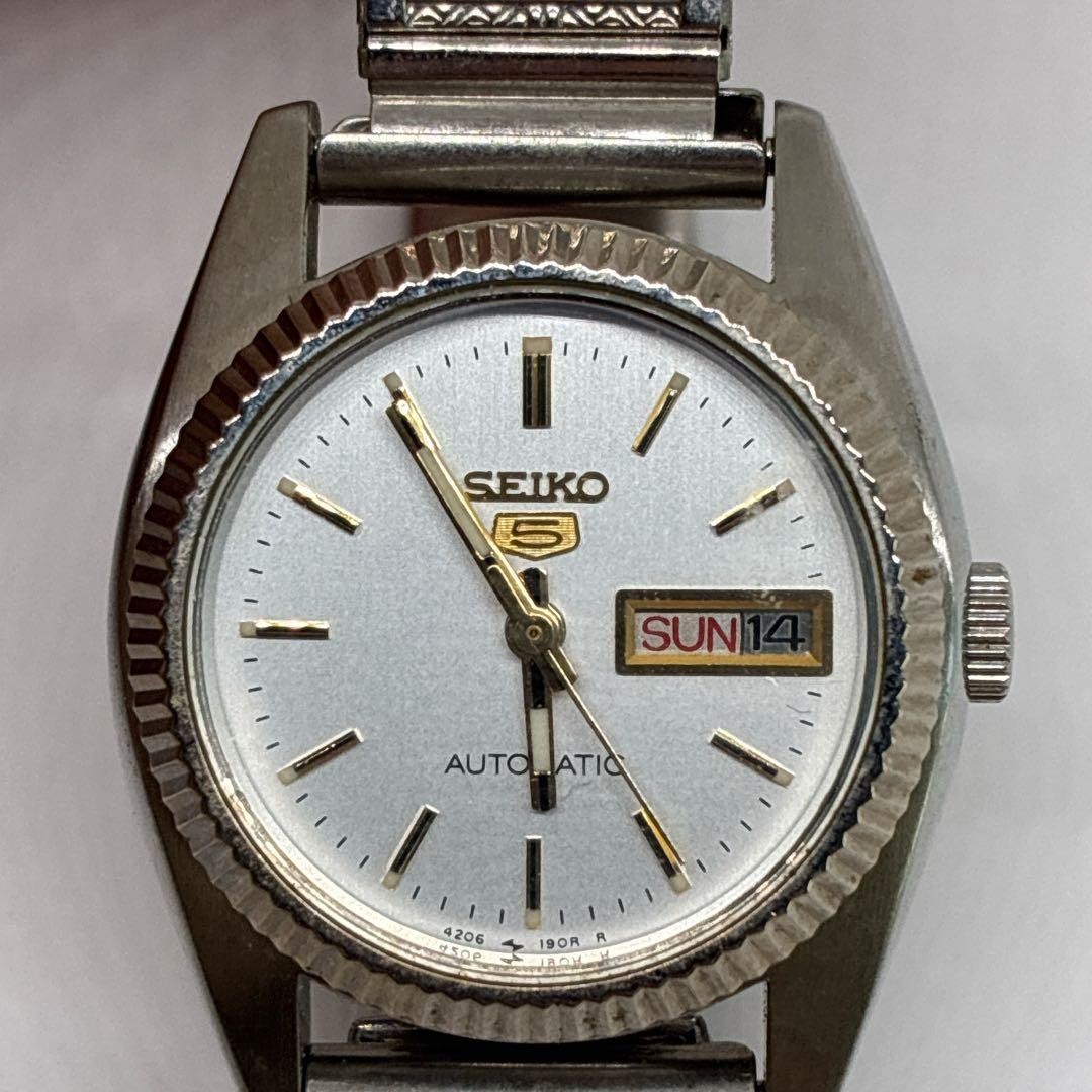 Excellent Condition Working SEIKO 5 Ladies Watch 70s Vintage