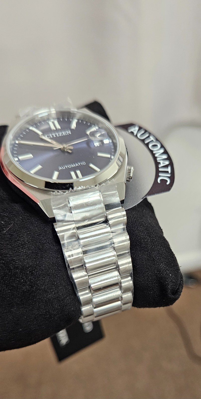 Citizen Tsuyosa 37mm Automatic NJ0200-50M Blue Dial Sapphire Steel Watch