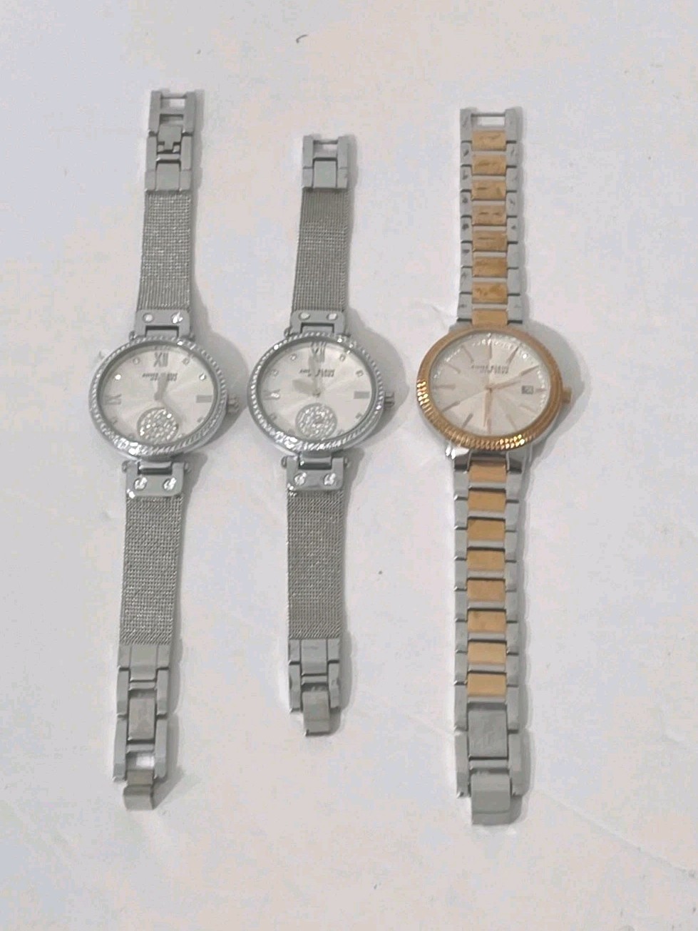 Lot of 3 Anne Klein Women’s Watches – For Parts Not Working