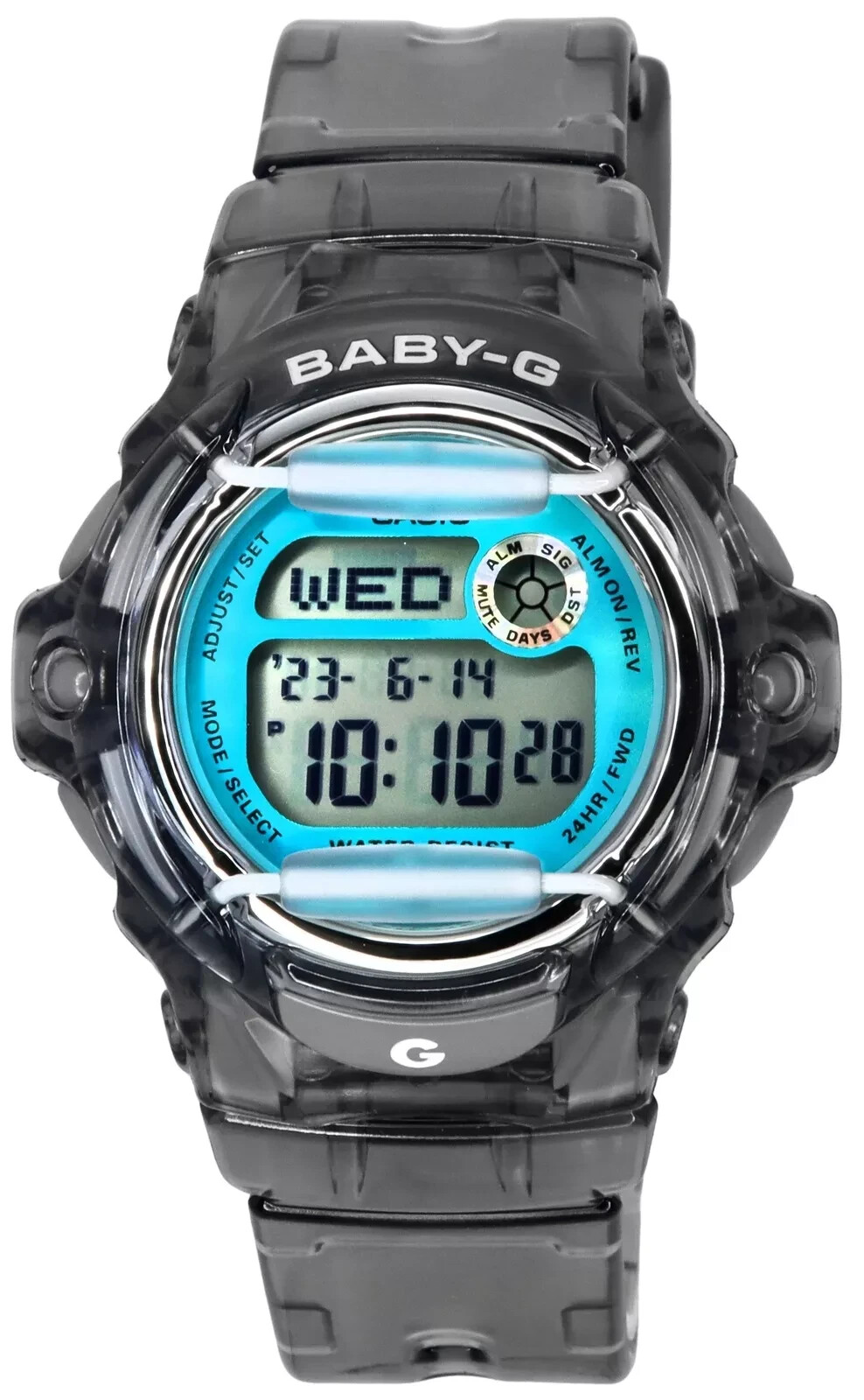 Casio Baby-G Digital Grey Resin Strap Quartz BG169U-8B 200M Women’s Watch