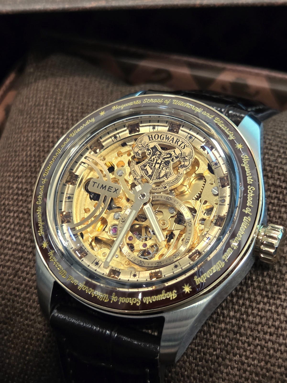 NEW TIMEX x Harry Potter Hogwarts Waterbury Heritage Automatic Skeleton