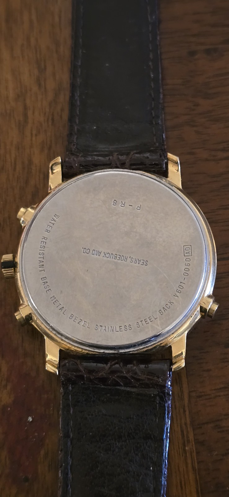 Vintage Sears Phasar Quartz Chronograph Watch V601-0060 Seiko Movt (needs Batry)