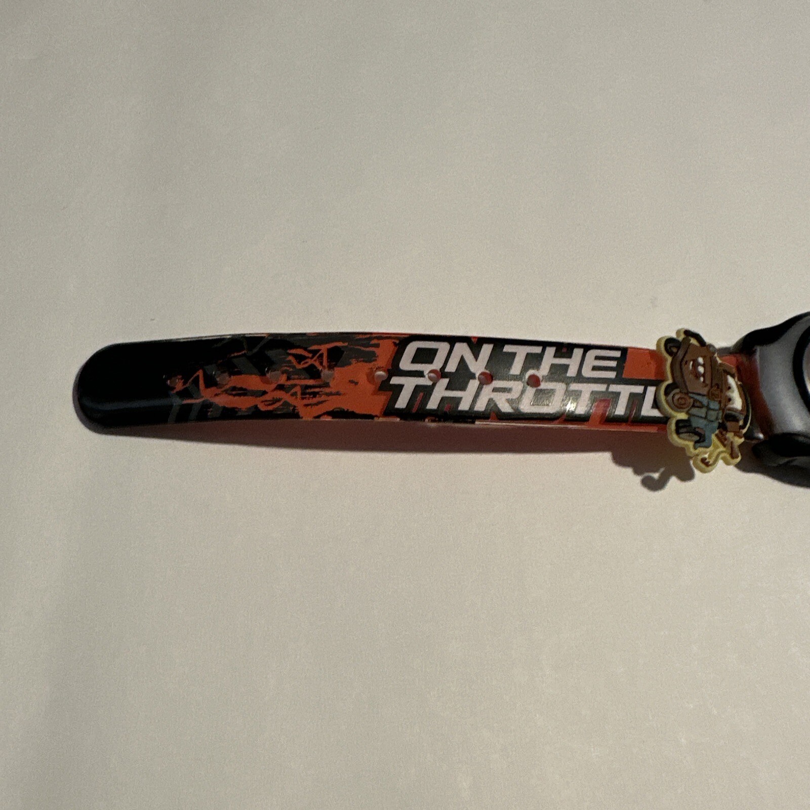 Disney Pixar Digital Wristwatch Red Black Gray Blue Band Car Themed new battery