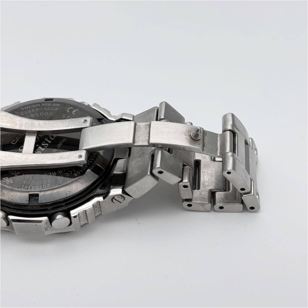 CASIO G-SHOCK GMW-B5000D-1JF Full Metal Solar Bluetooth Watch Men Black In hand