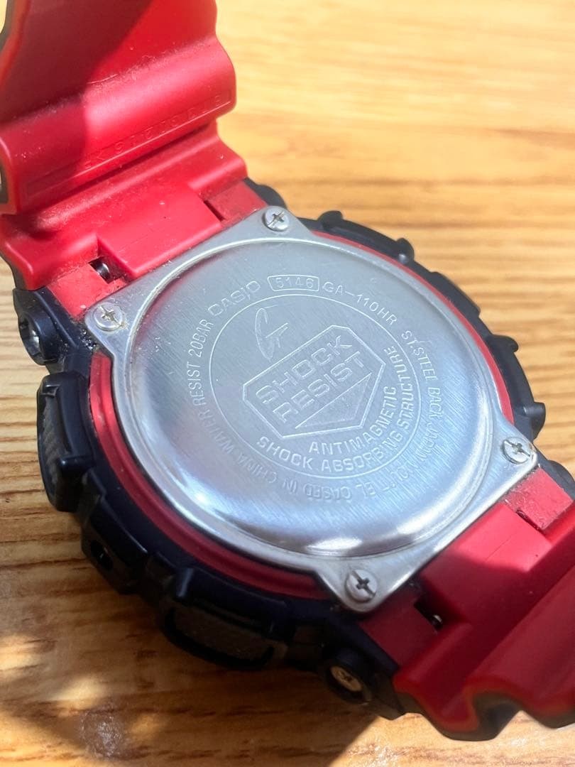 G-SHOCK CASIO 5146 Watch Black x Red