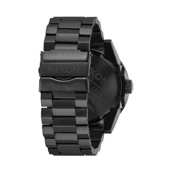 Nixon Corporal Matte Black / Gold Stainless Steel Men’s Watch A346-1041