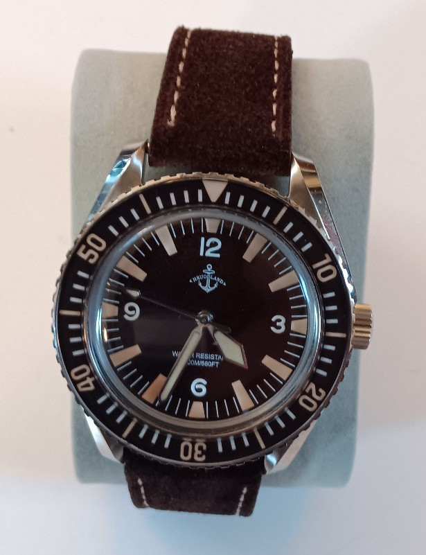Hruodland Sharkmaster 300 Automatic Watch Miyota 8215 20 Bar Crystal Bezel