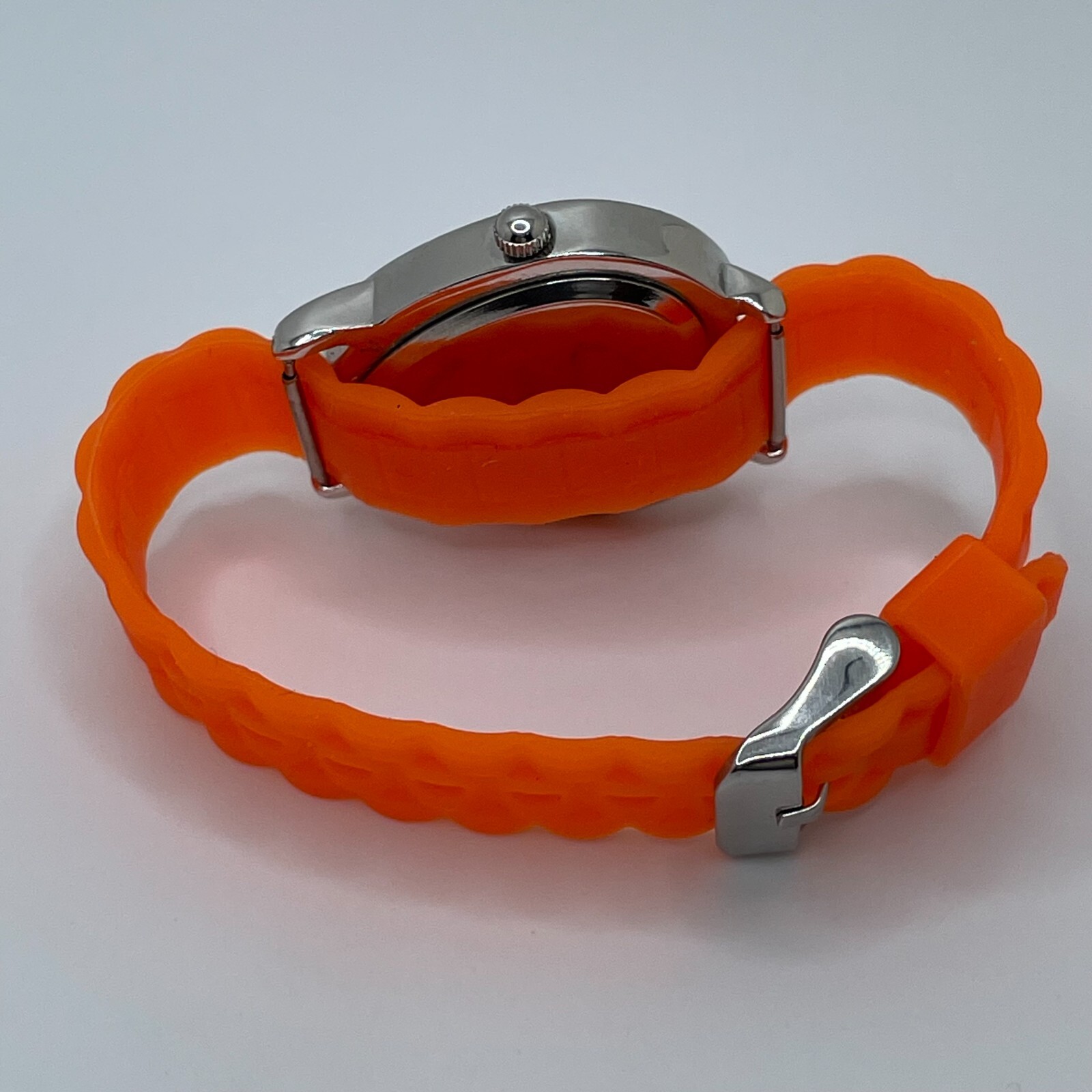 Betty Boop Watch Womens 36mm Case Orange Bezel One Piece Strap Quartz Analog