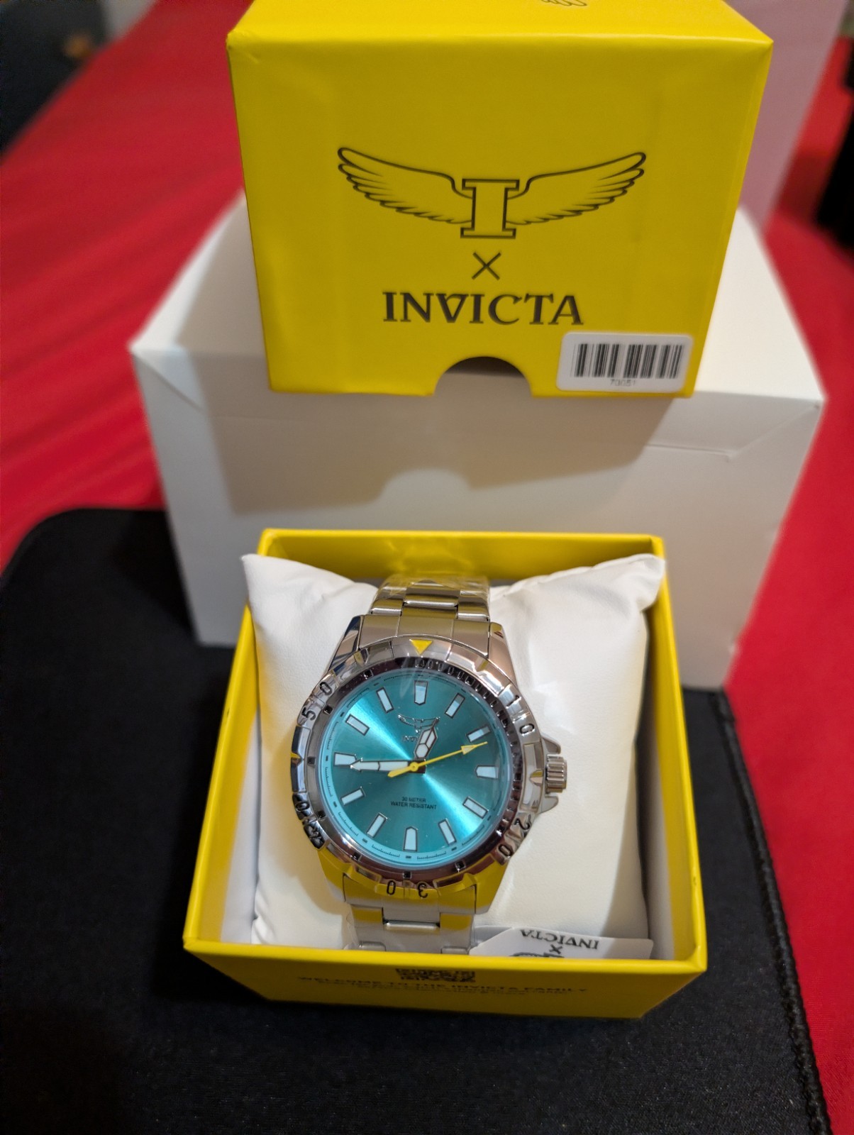 70051 – Invicta Specialty Men 42Mm Metal Silver Light Blue Dial Mg68