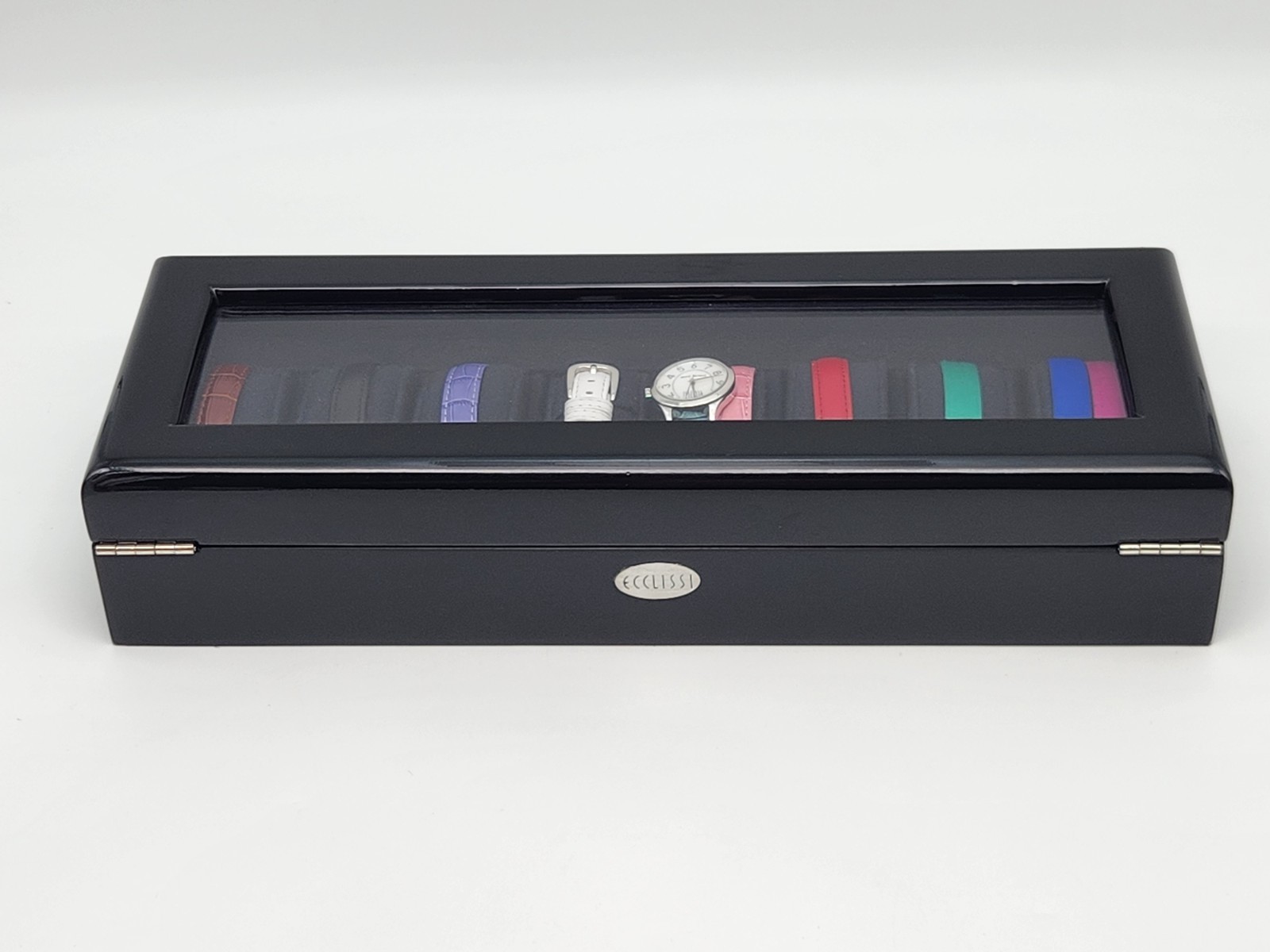 Ecclissi Sterling Silver 925 Changeable Band Watch in Case – New Battery