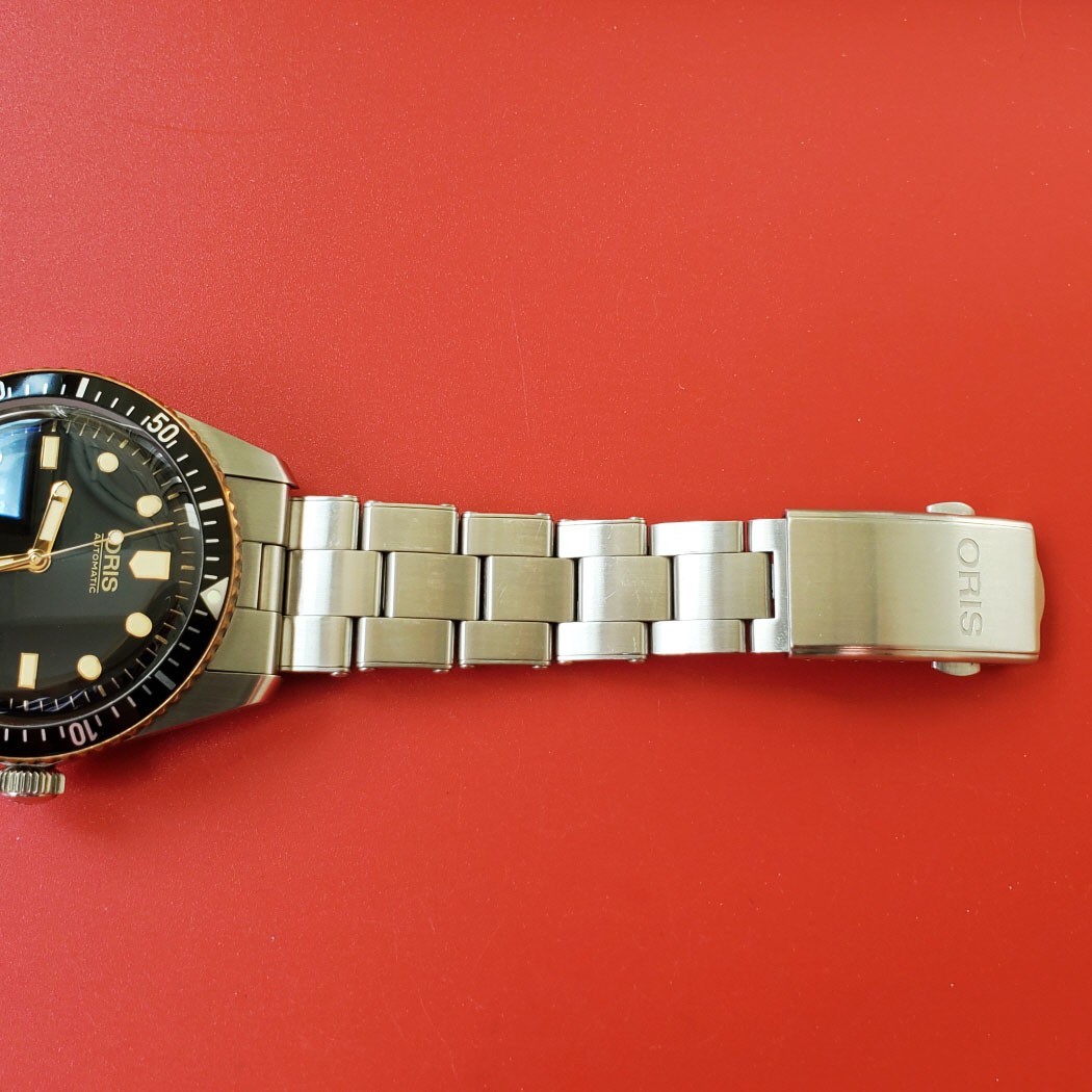 MEN’S ORIS DIVER 65 40MM AUTOMATIC 01 773 7707 4354 CARD LINKS CLEAN