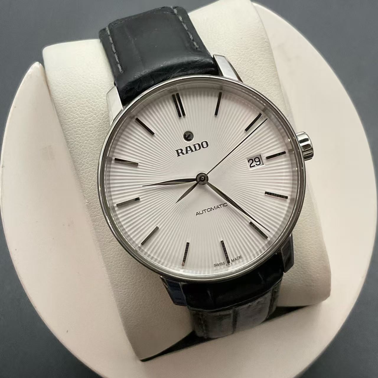 Rado Sliver Dial Centrix R22860015 Men’s Watch Automatic 37.7mm Date