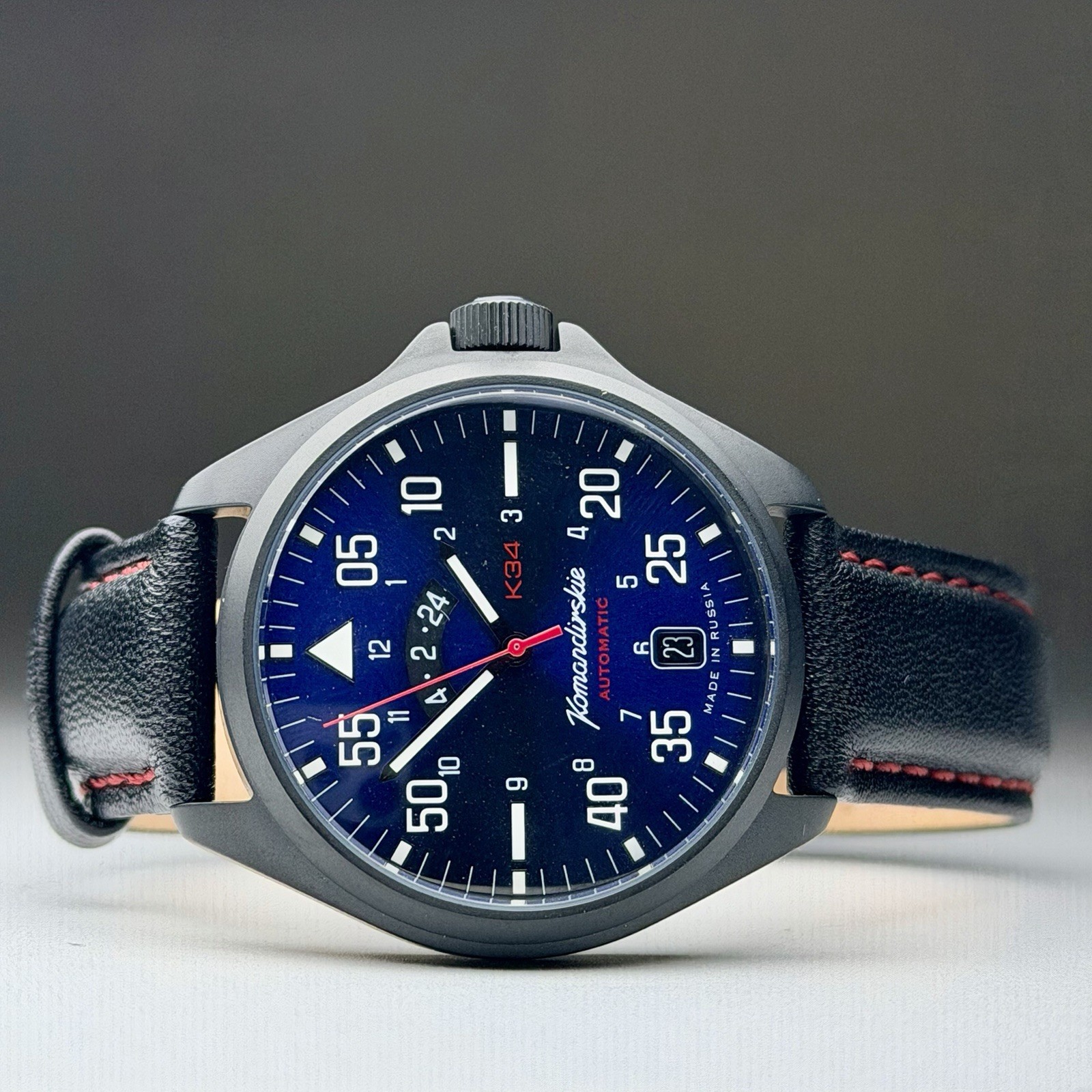 Vostok Komandirskie K-34 Automatic 24hr Military Russian 42mm Watch 2432/346791