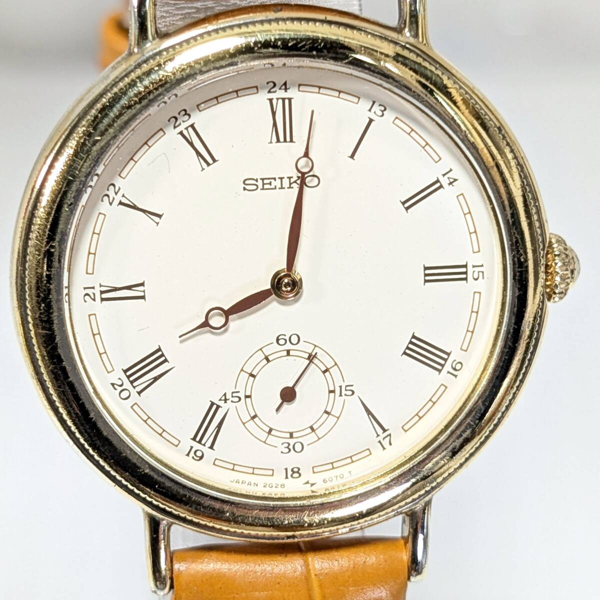 Seiko Small Second Men’s Watch Working Q 86