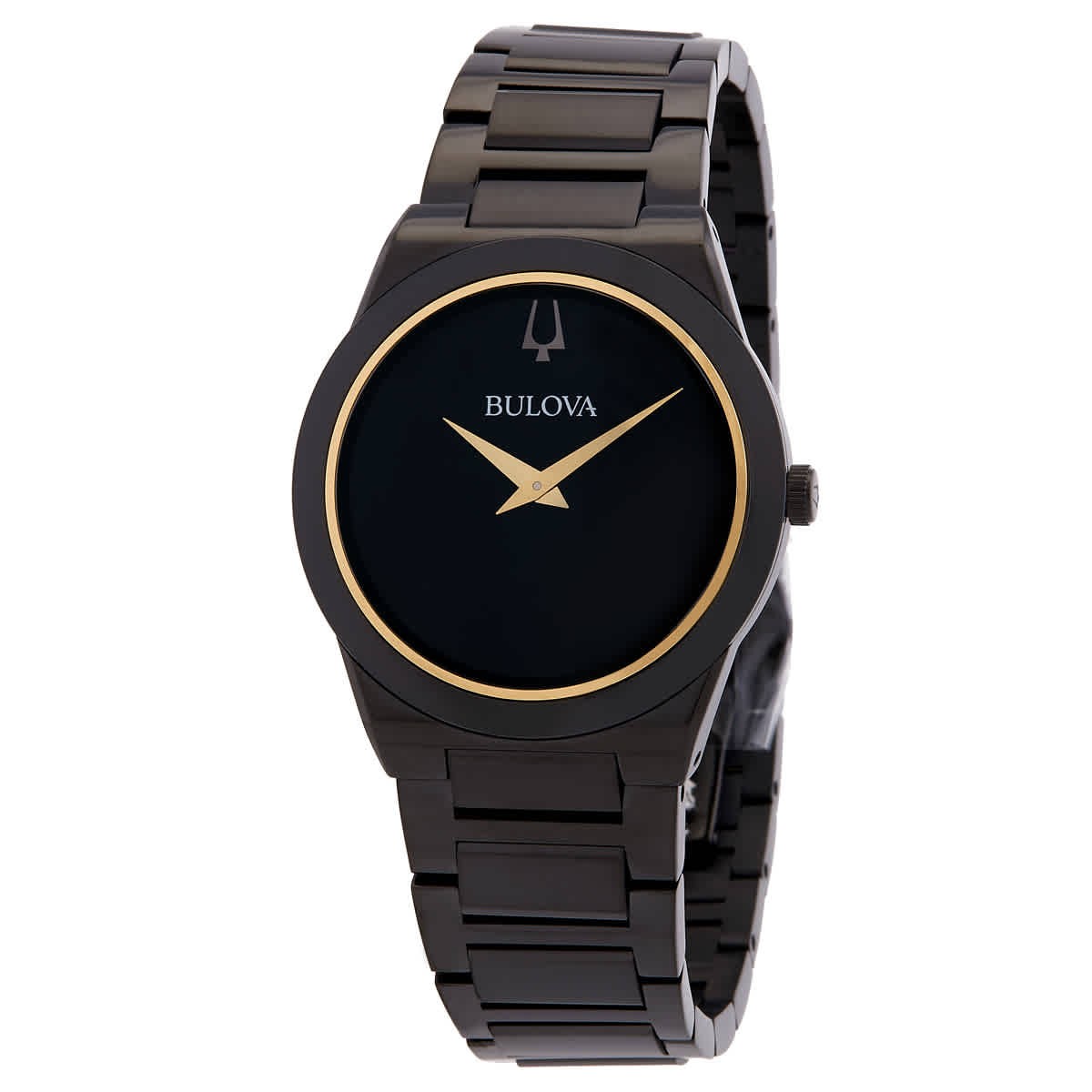 Bulova Millennia Quartz Black Dial Men’s Watch 98A313