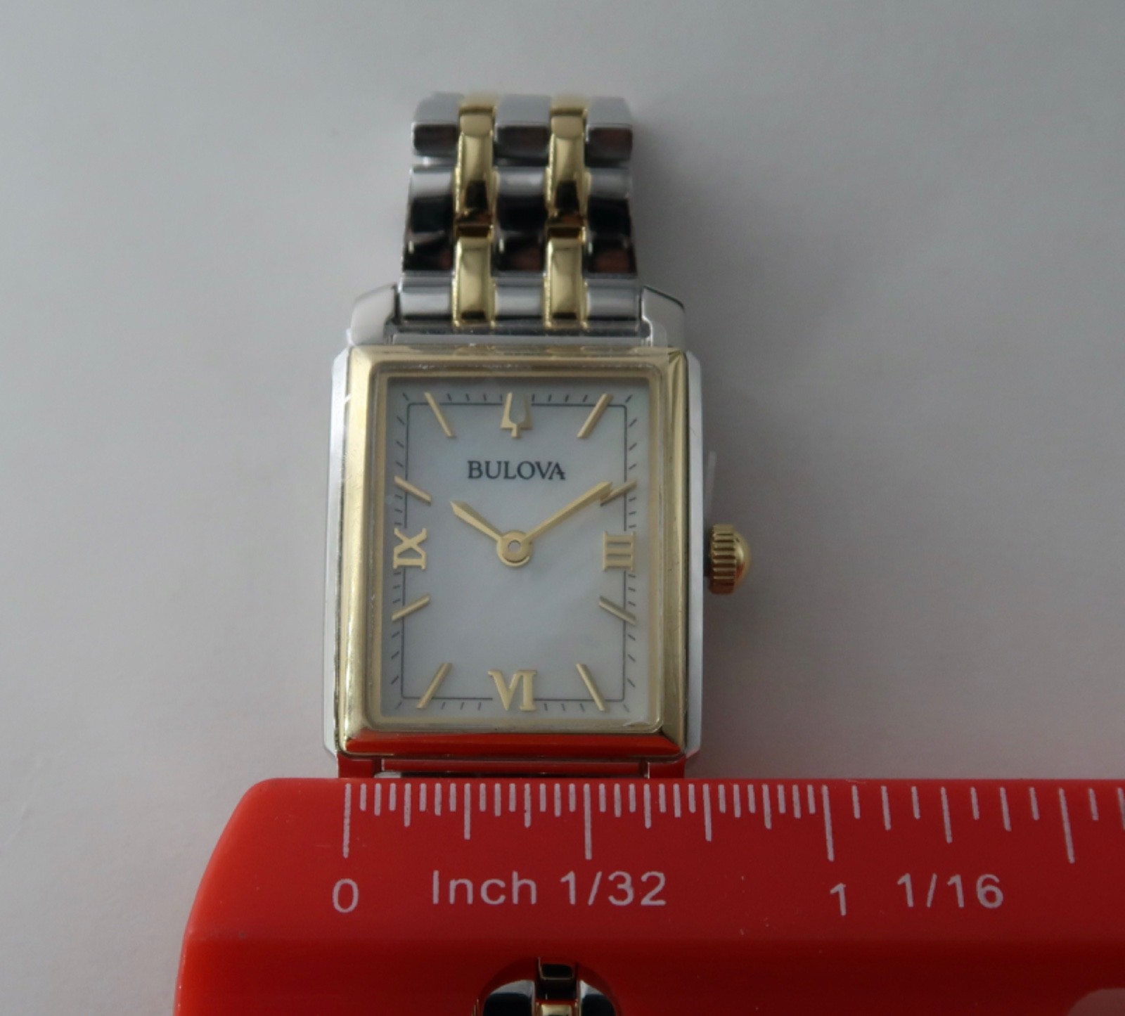 🔥 $395 Bulova Sutton Ladies Two-Tone Stainless Steel Mother-of-Pearl Watch Dial