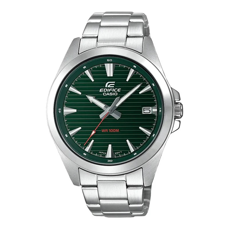 Casio Edifice Green Dial Men’s Sports Stainless Steel Watch EFV-140D-3AVUDF