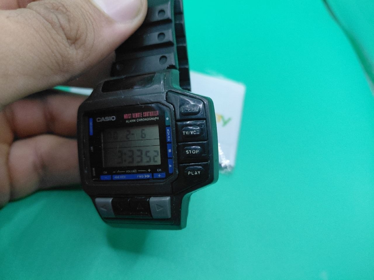 intage Casio CMD-10 Remote Control Watch Mod 1028 Retro 90s Digital Watch