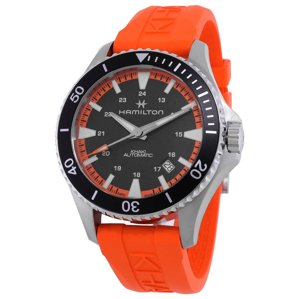 Hamilton Khaki Navy Scuba Automatic Black Dial Men’s Watch H82395331