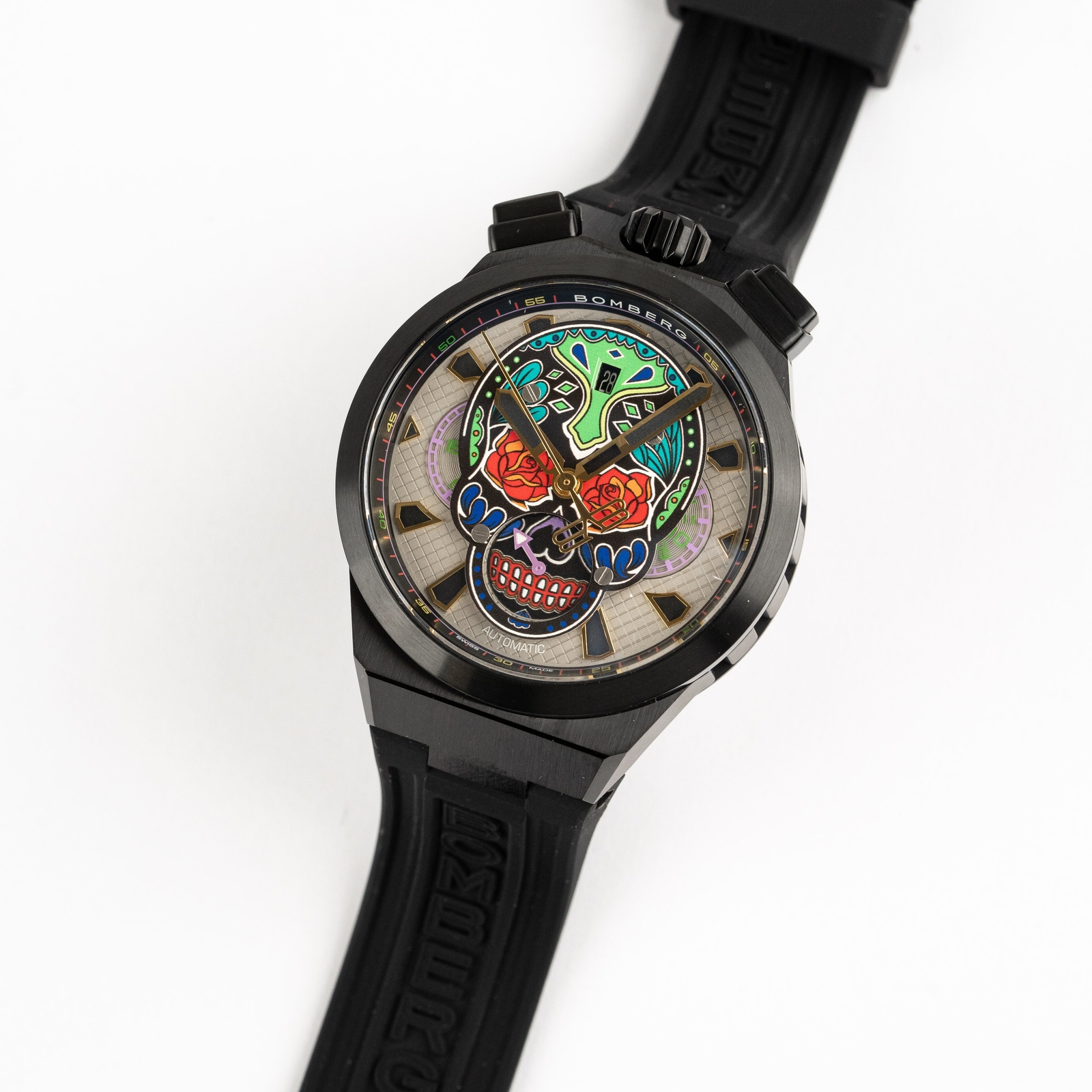 Bomberg Men’s Bolt-68 Neo Calaveras Multicolour Watch BF44CHAPBA.04-5.12