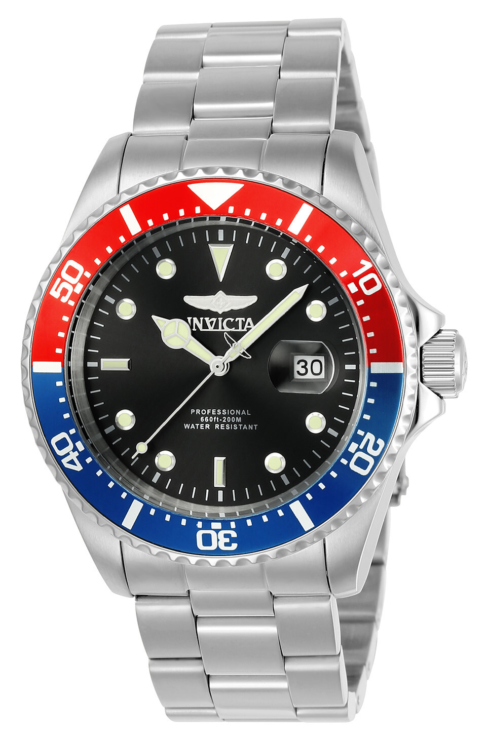 Invicta Men’s Watch Pro Diver Automatic Silver Stainless Steel Bracelet 5053