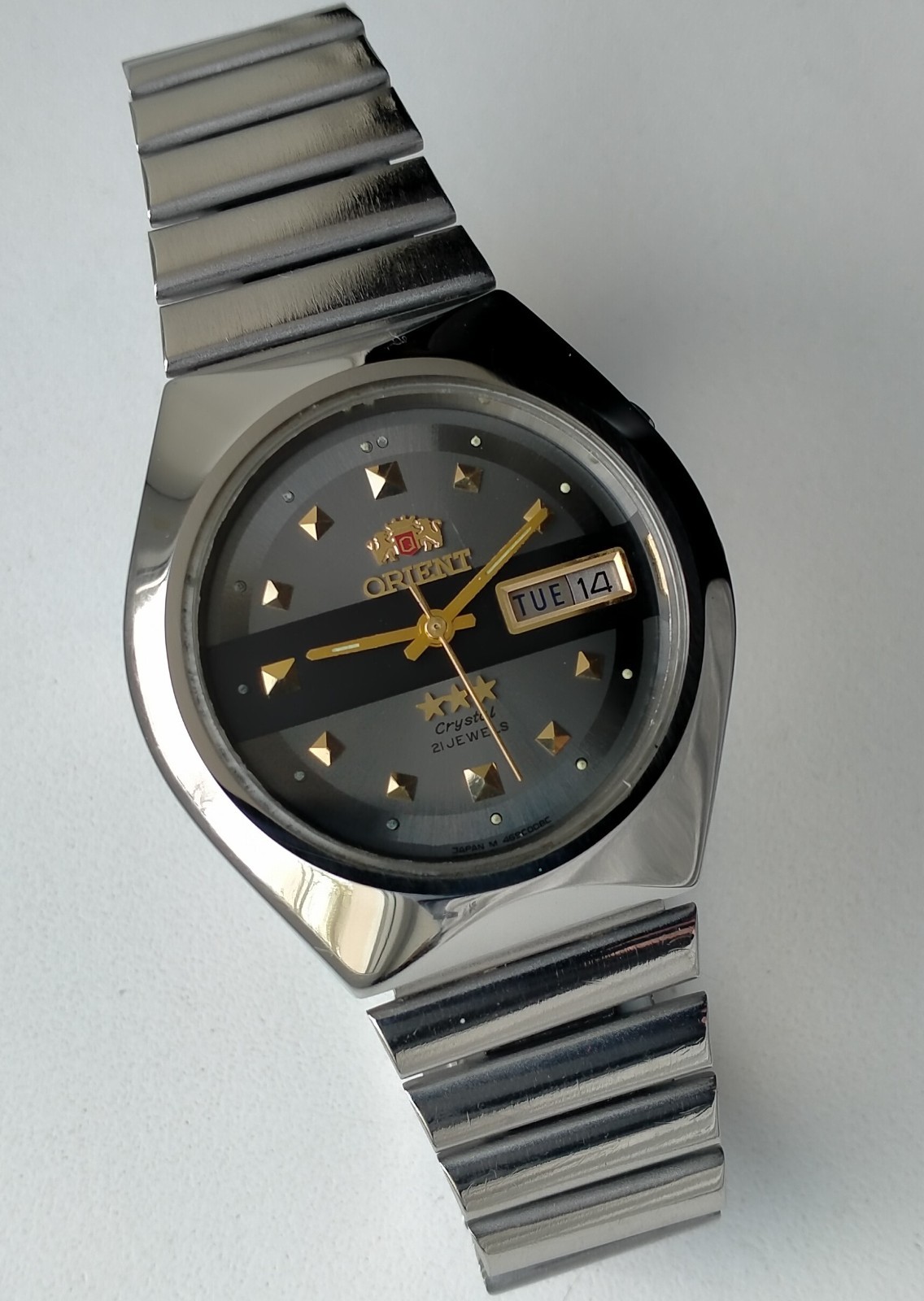 Orient 3 Star Automatic Model OS469COO8C Vintage Original Japan Watch 1990s