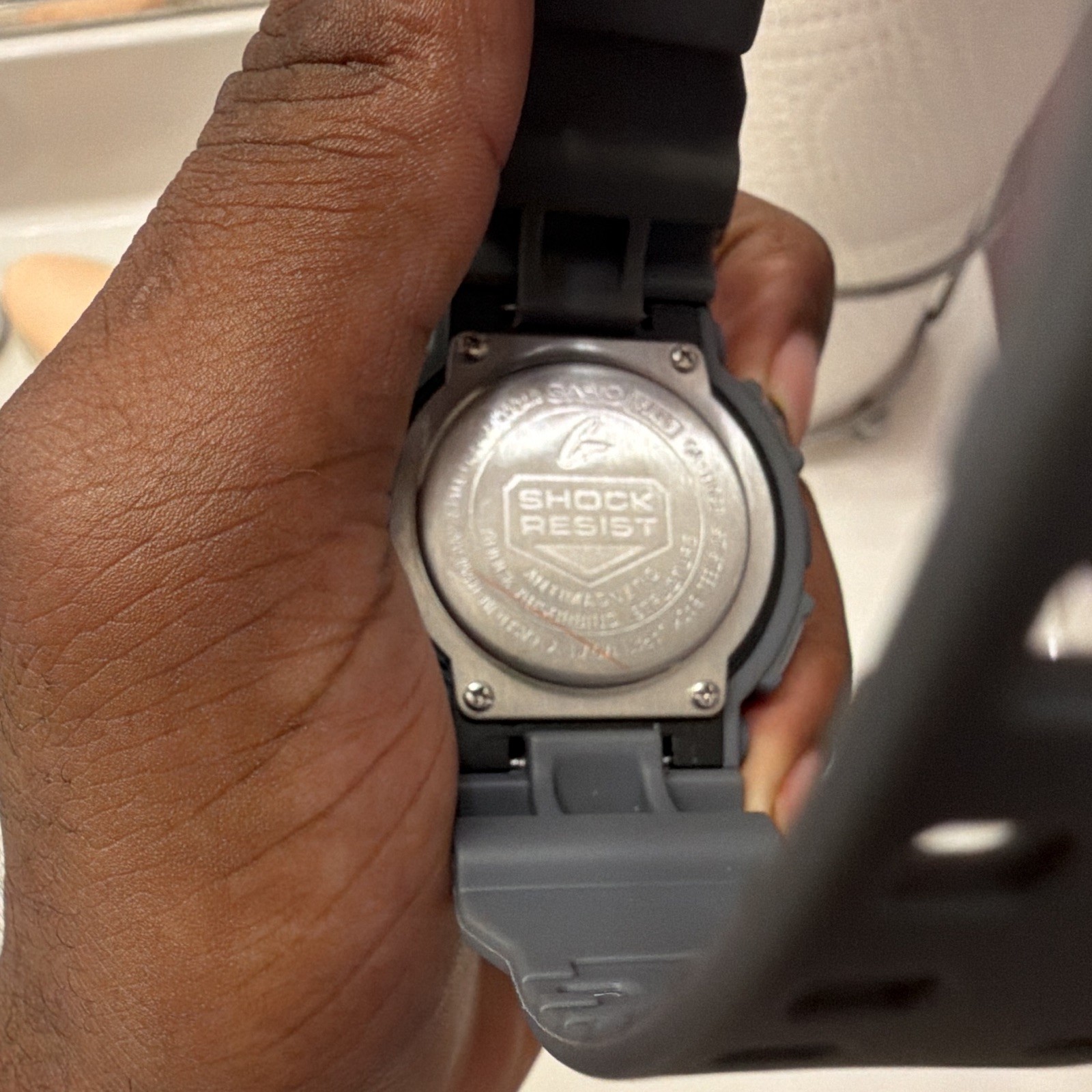 G-SHOCK Shock-Resistant 200m Analog-Digital Quartz Gray Resin Watch