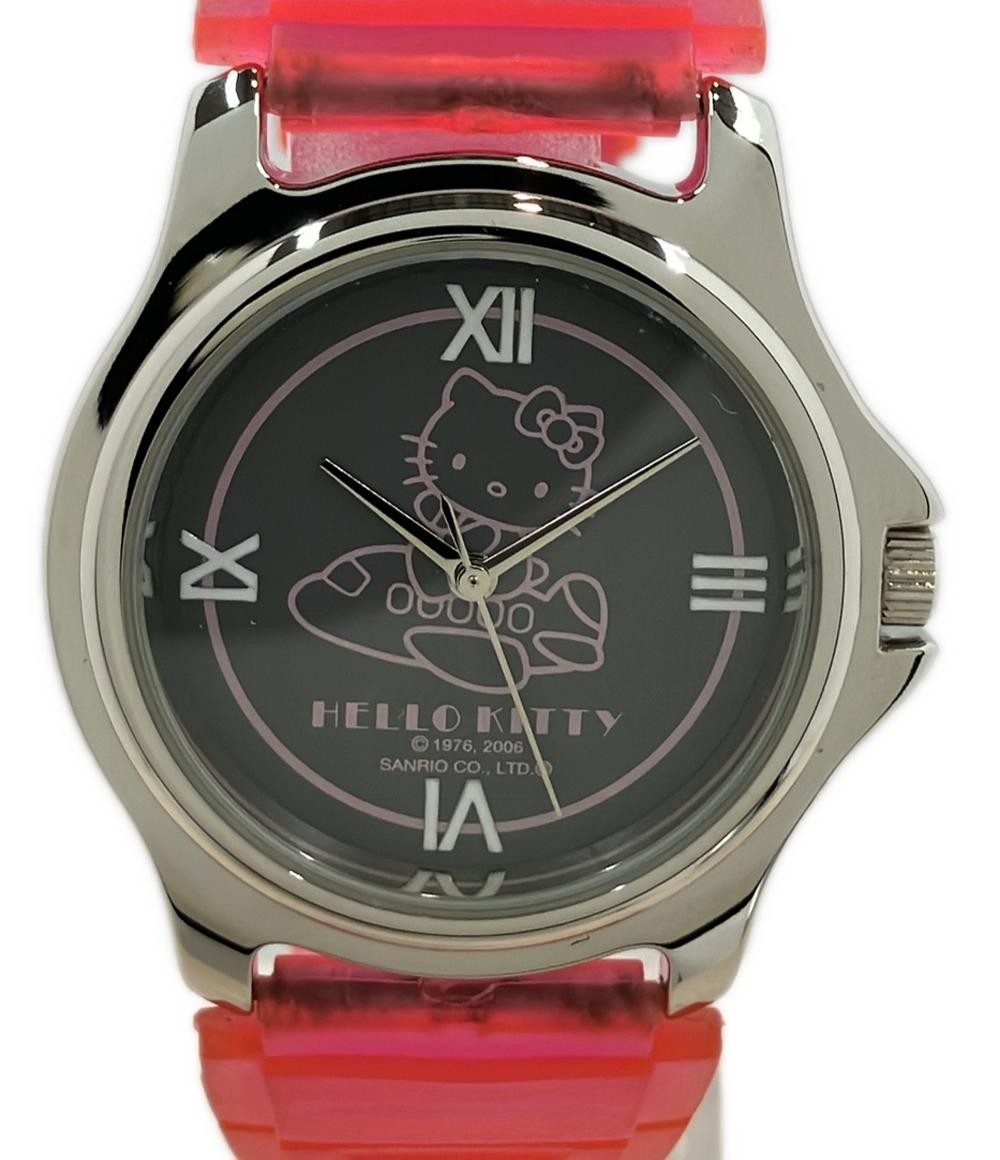 [A1R] Sanrio Hello Kitty Character Quartz Gray Ladies Watch [q2s]