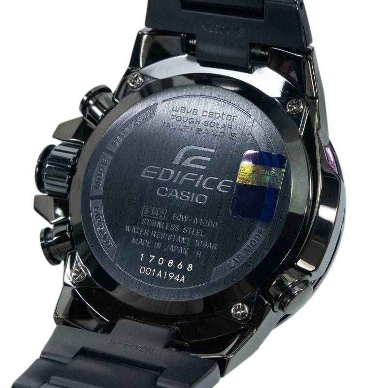 Brand new Casio wristwatch rechargeable solar radio men’s Edifice EQW A1000DC 1A