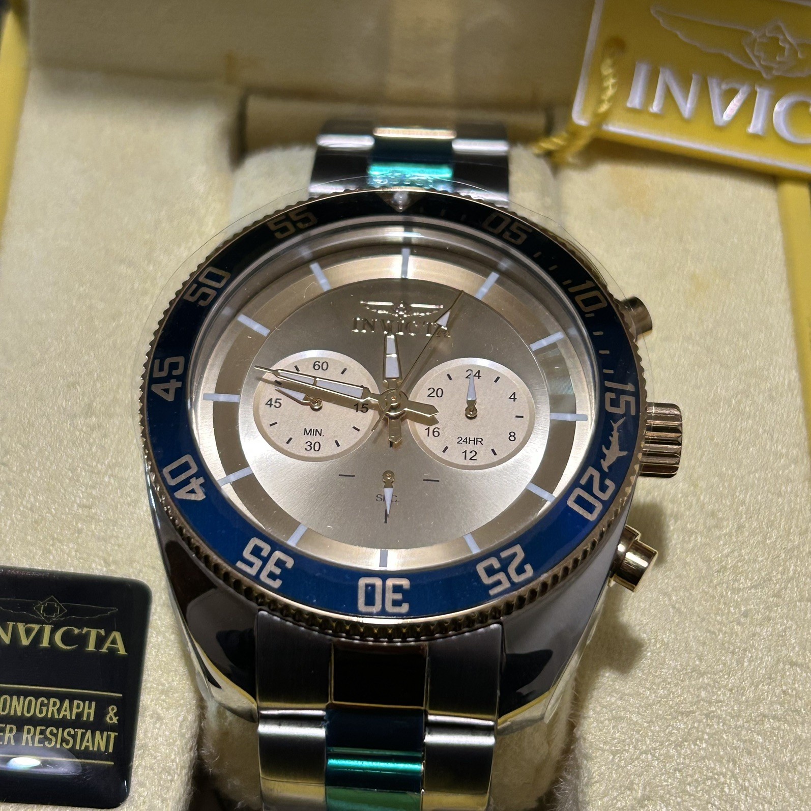 Invicta Men’s 48mm Pro Diver 30057 Quartz Chronograph Stainless Steel Watch NEW