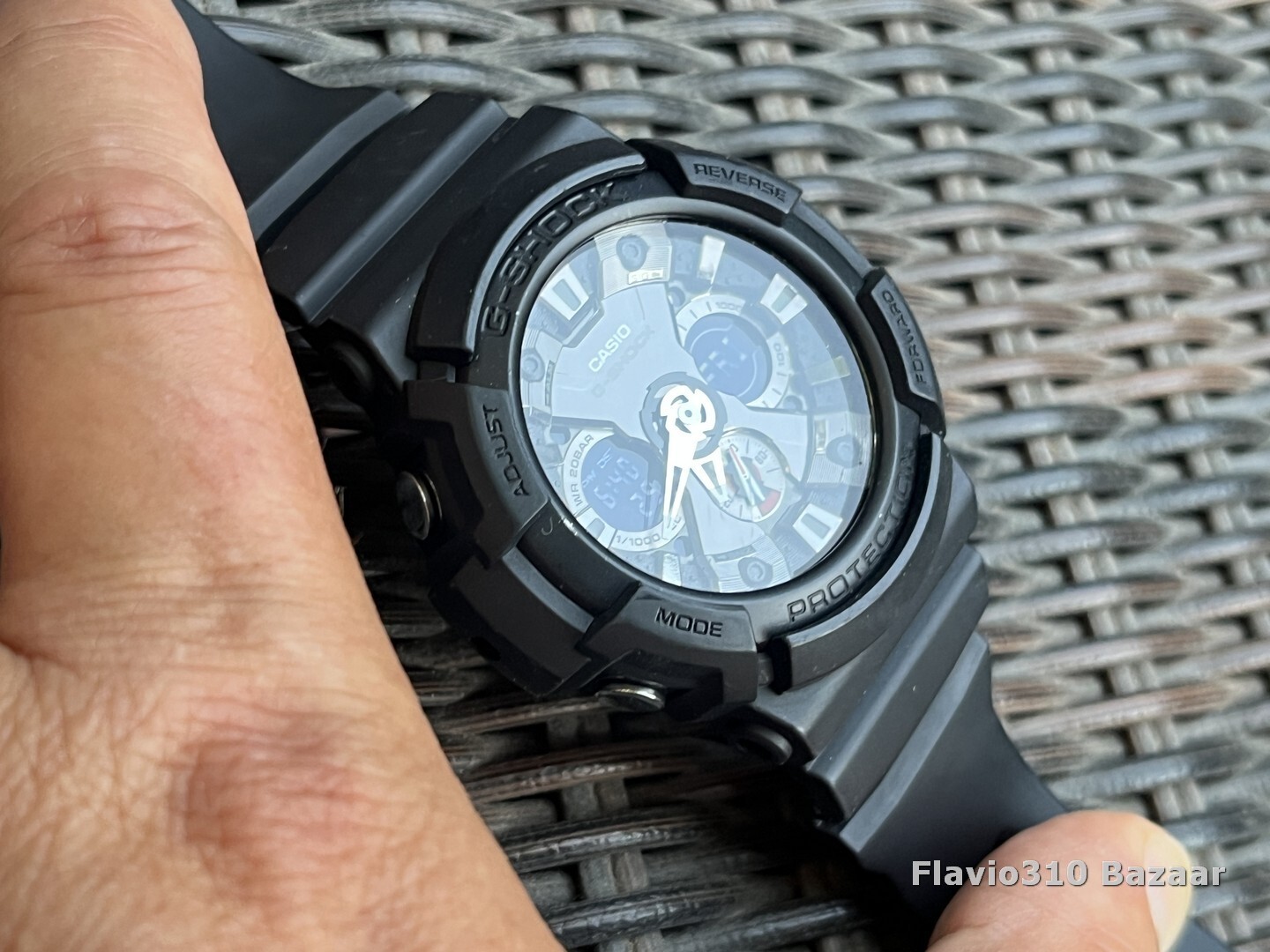Casio G-SHOCK GA-201 (5229) Analog & Digital 52mm Wristwatch – New Battery