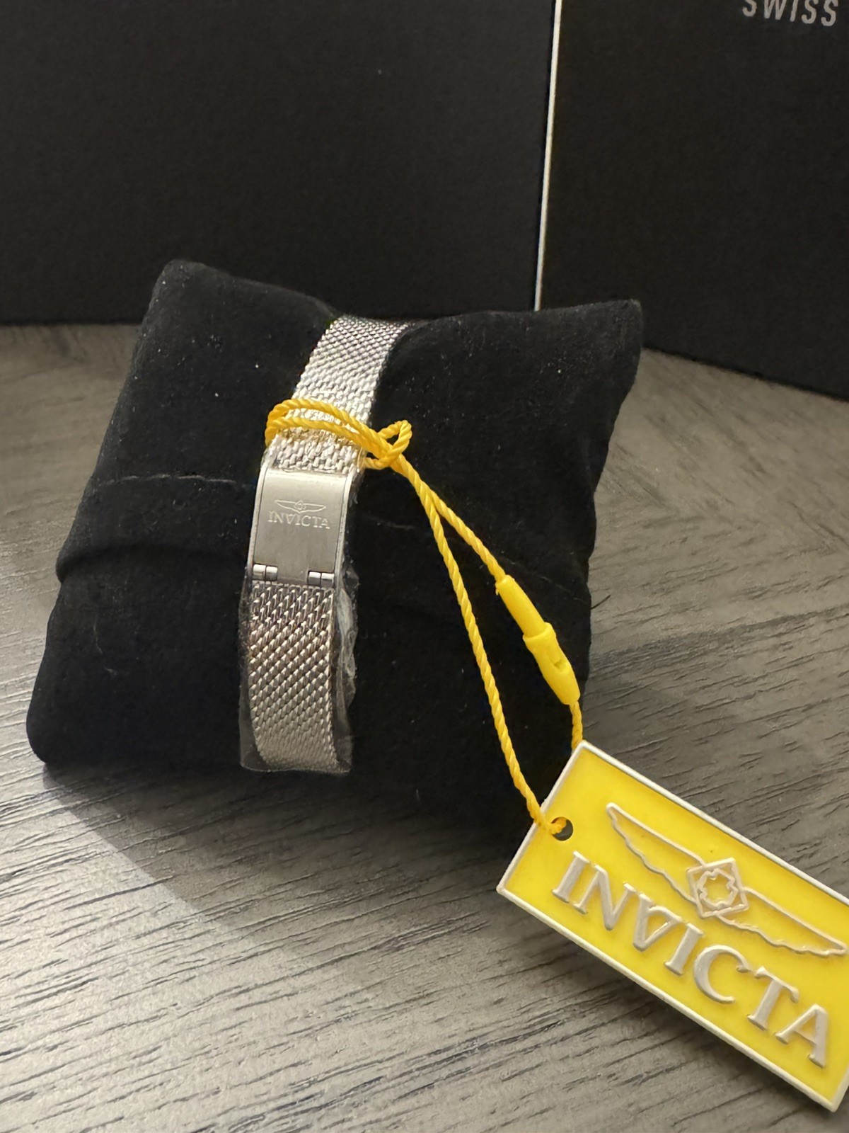 Invicta Women’s Watch Angel Silver Tone Stainless Steel Bracelet 48152 w/Perfume