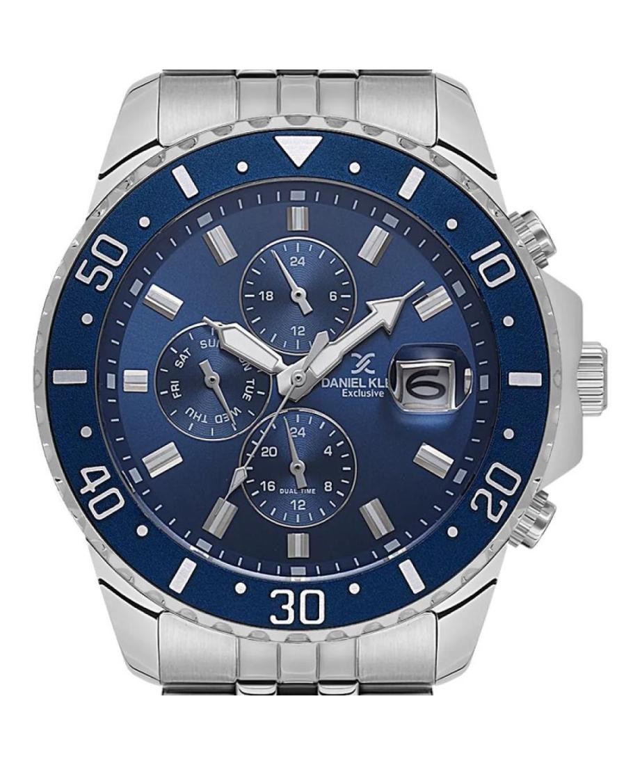 DANIEL KLEIN Men Analog Quartz Casual Watch Classic Dress Blue Dial Waterproof R