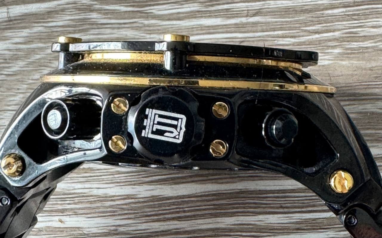 Invicta Reserve Flame Fusion 17824 Chronograph Watch Black Gold Swiss Made