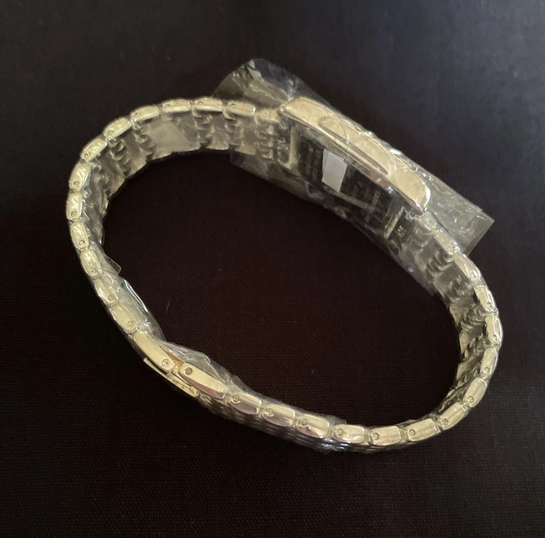 NIB Lady’s Sterling Silver ECCLISSI 925 Bracelet Watch New Battery 7/1/2026