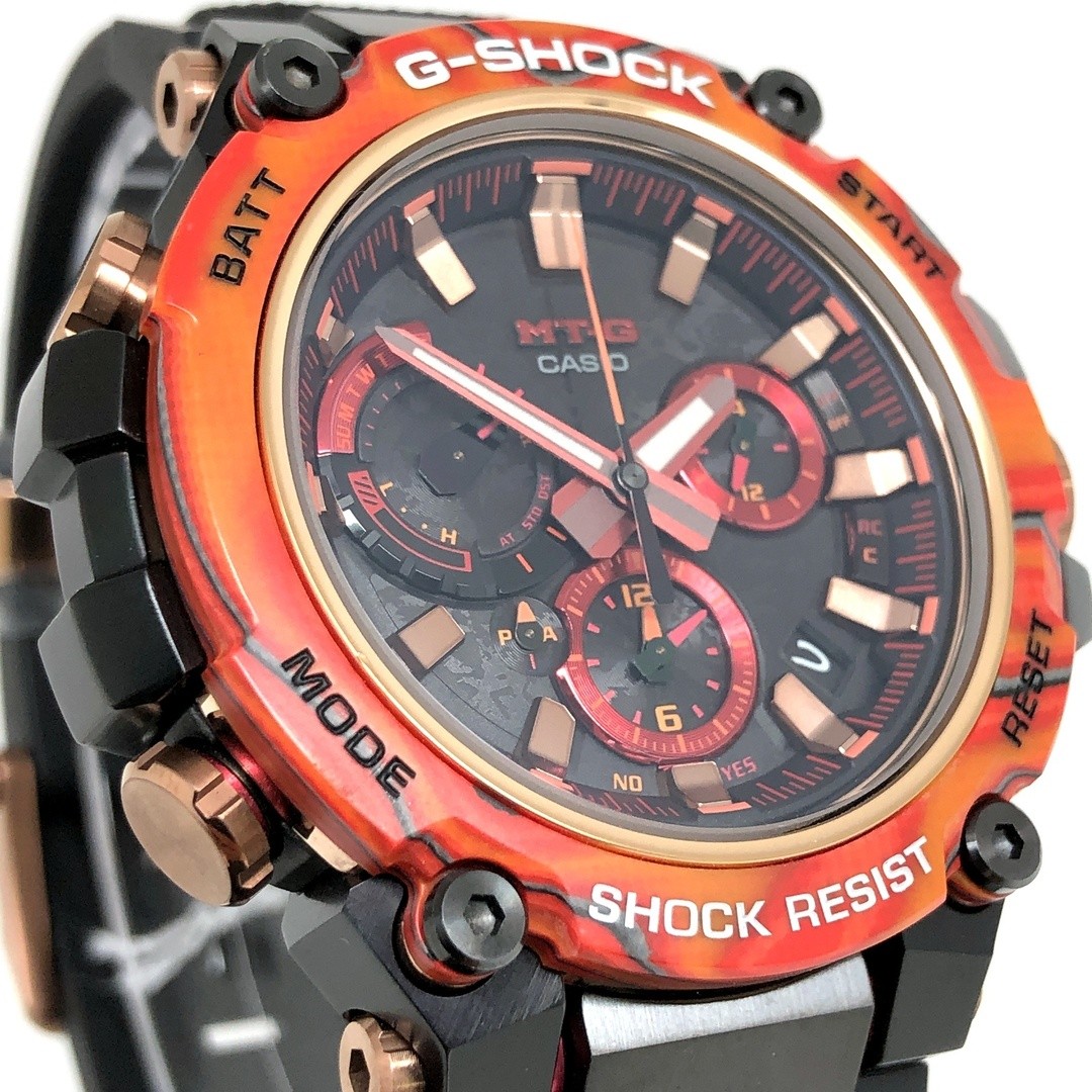 G-Shock MTG B3000FR 1A MT G 40th Anniversary Flare Red Radio Solar Bluetooth Car
