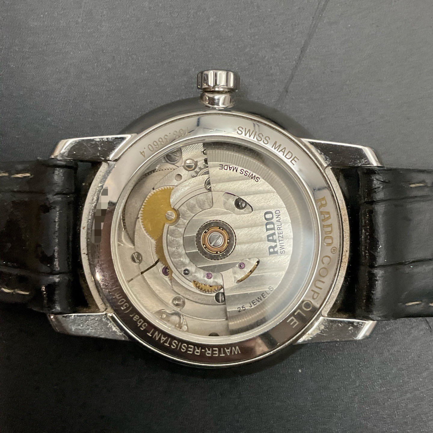 Rado Sliver Dial Centrix R22860015 Men’s Watch Automatic 37.7mm Date