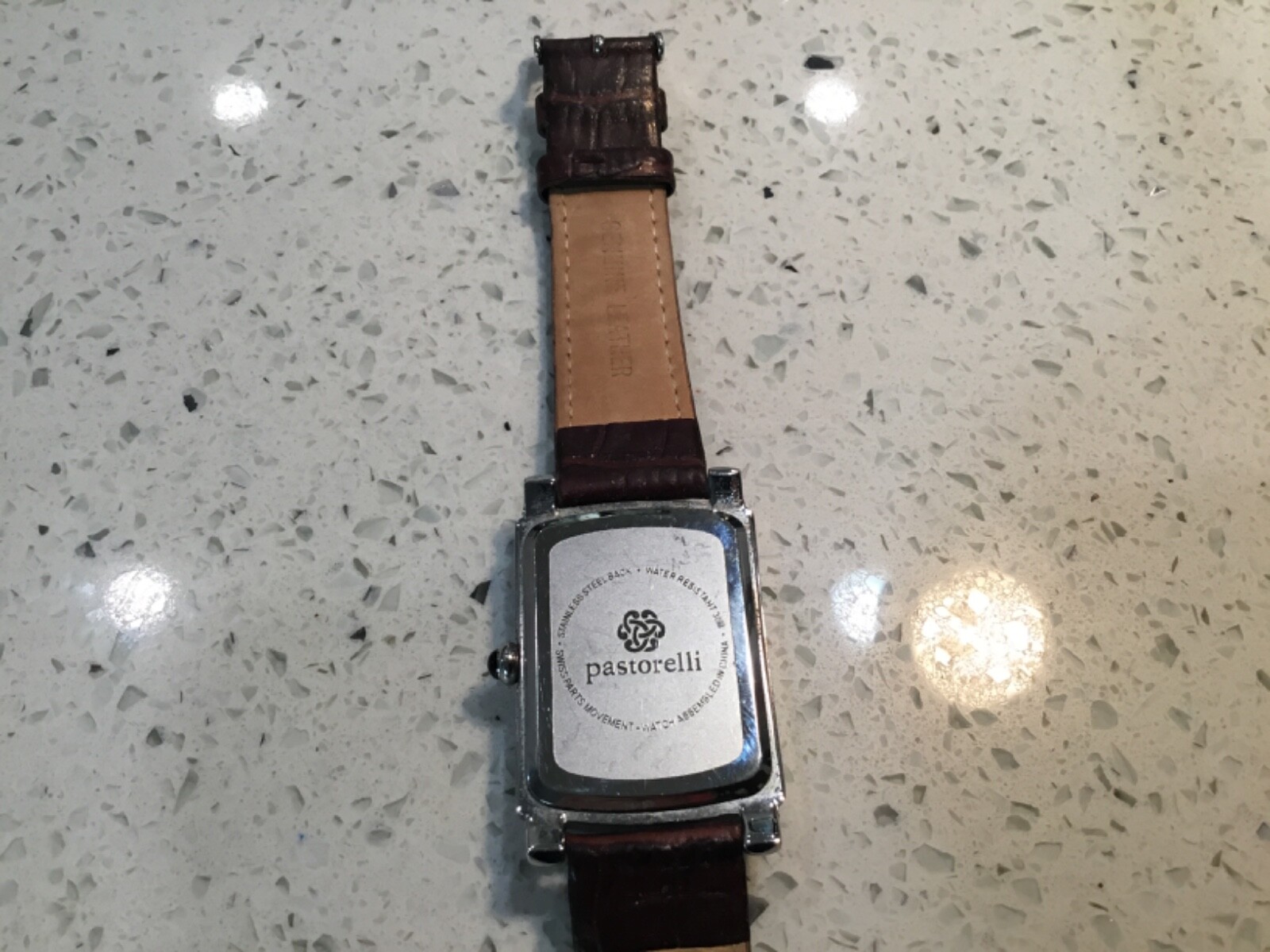 Pastorelli Men’s Watch Swiss Movement Water Resistant 30 Meters Leather Band