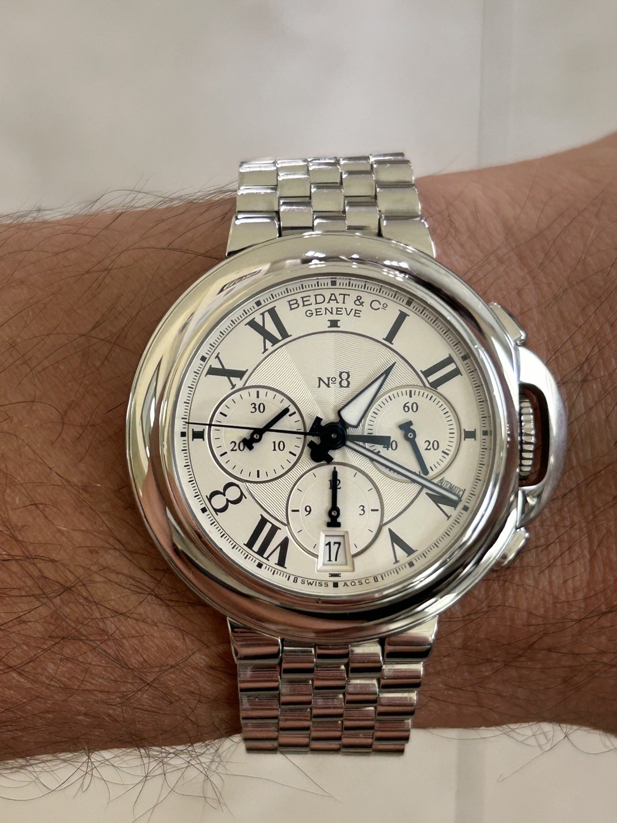 Bedat & Co Date Ref. 830 41.5mm Automatic Chronograph #W280942-1