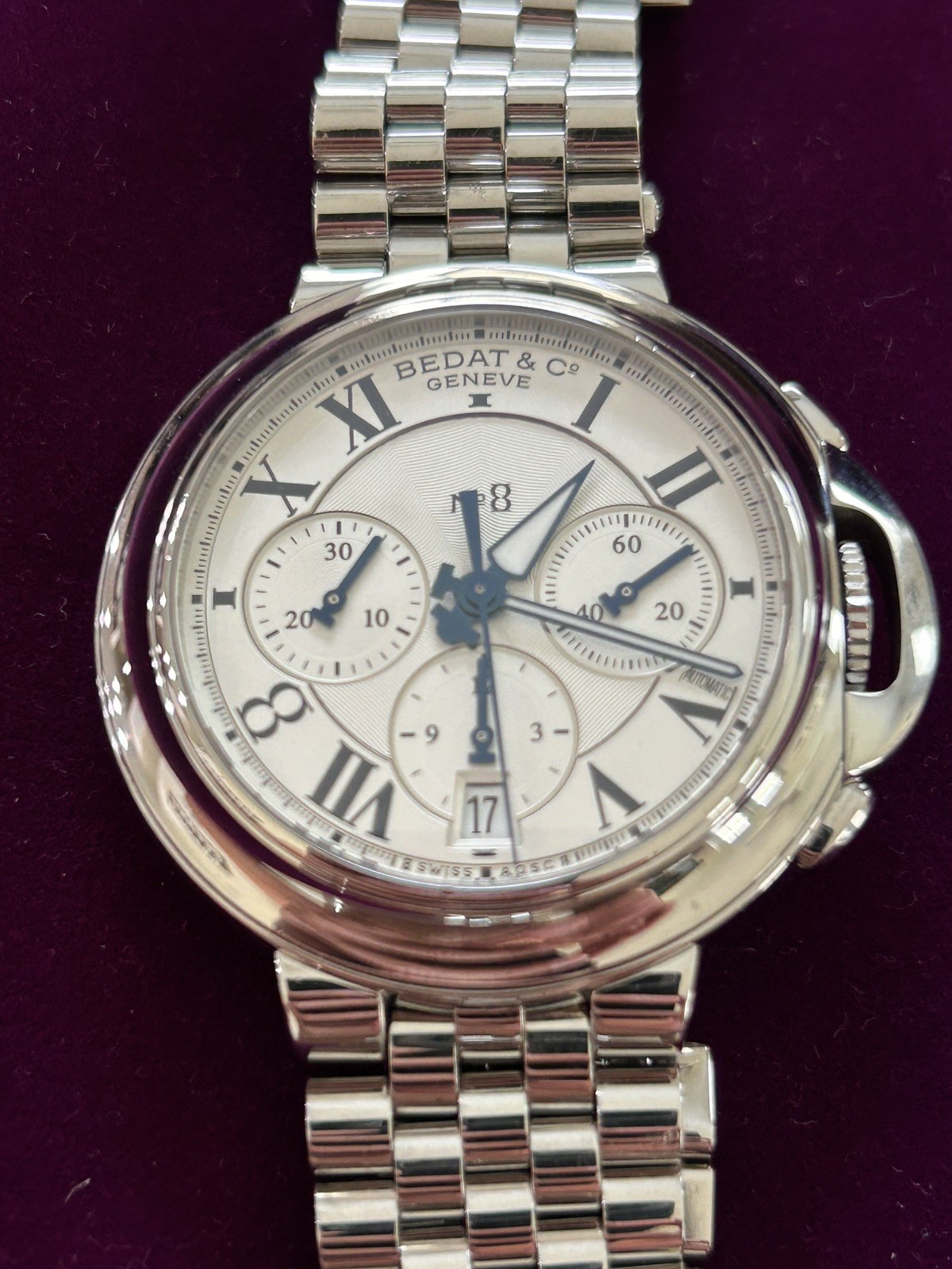 Bedat & Co Date Ref. 830 41.5mm Automatic Chronograph #W280942-1