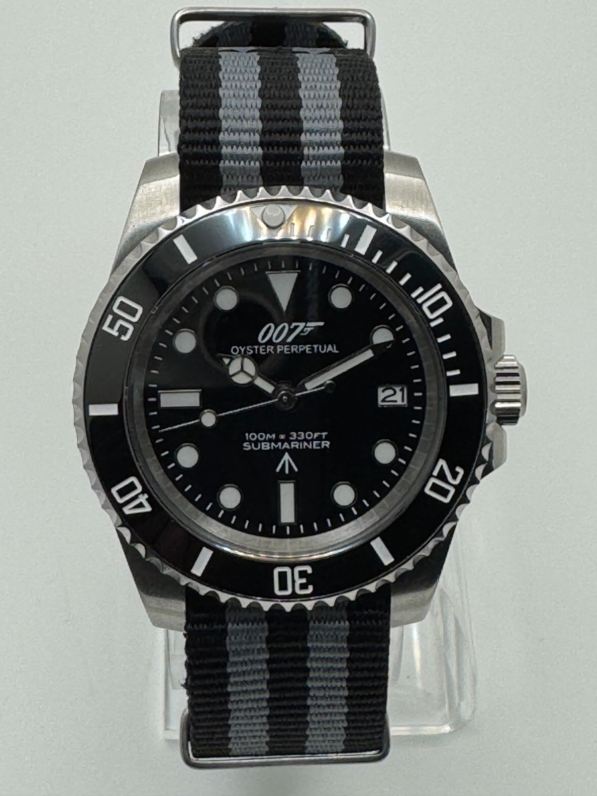 James Bond 007 BOND ‘Goldfinger’ Seiko NH35 Automatic Movement Watch Black