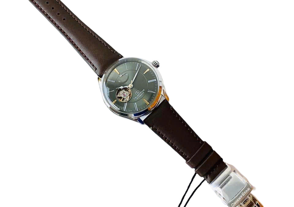 Orient Star Automatic Green Dial Men’s Watch Power Reserve RK-AT0202E Indicator