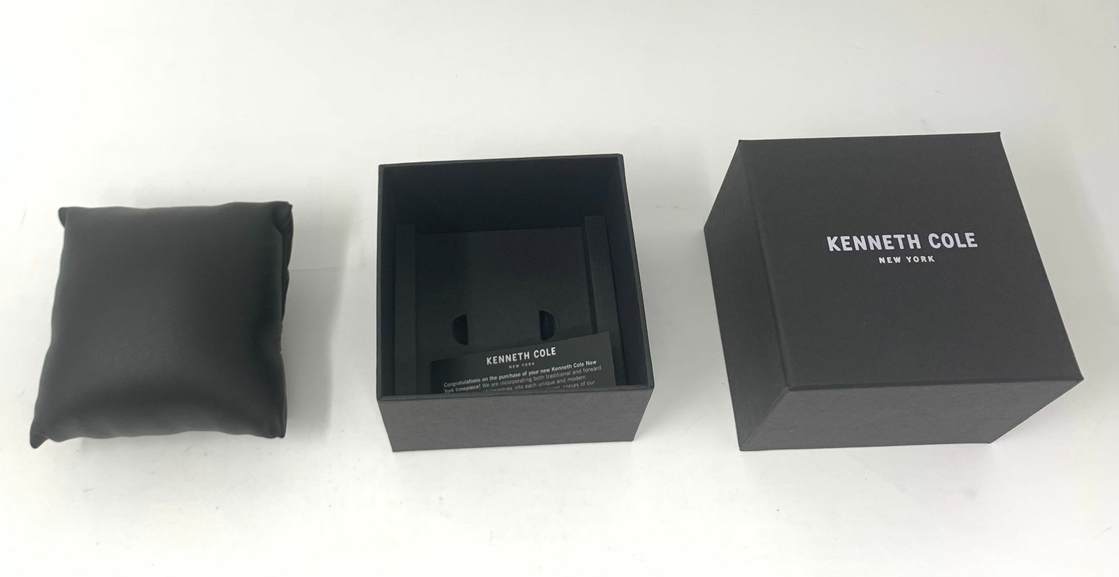 NEW – Empty Kenneth Cole Watch Box with Pillow, Presentation Display Storage